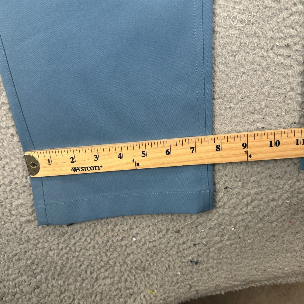 Puma Enjoy Golf Pants Chino Pants 36X32 Blue Flat Front Performance Tech Stretch - Picture 9 of 10